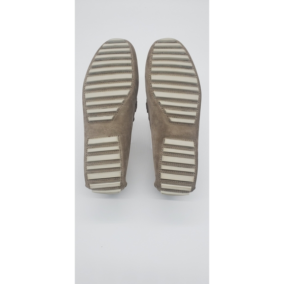 SOLD UK 9 US 10 Gray Suede Loafers NEW - Picture 7 of 9